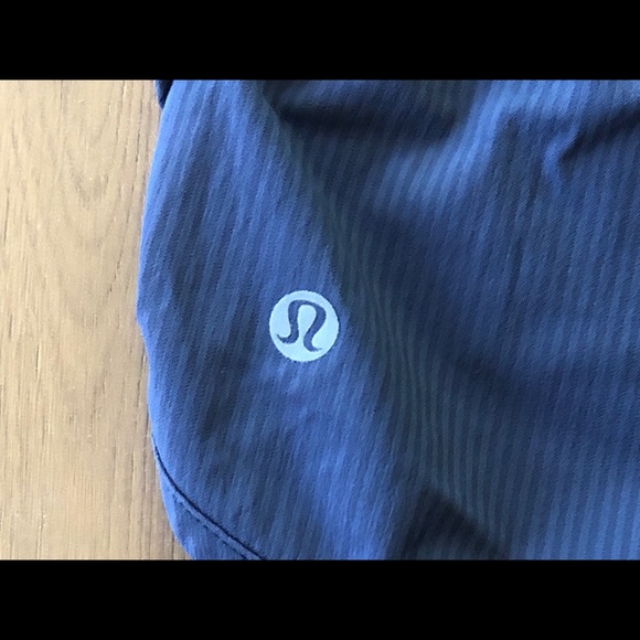 Lululemon purple pinstripe speed shorts 4 - Picture 3 of 8